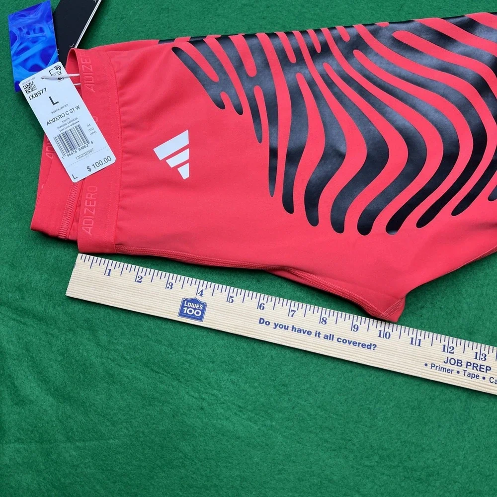 Adidas Adizero Control RHEON Womens Small Running Shorts Tights Lucid Red NWT